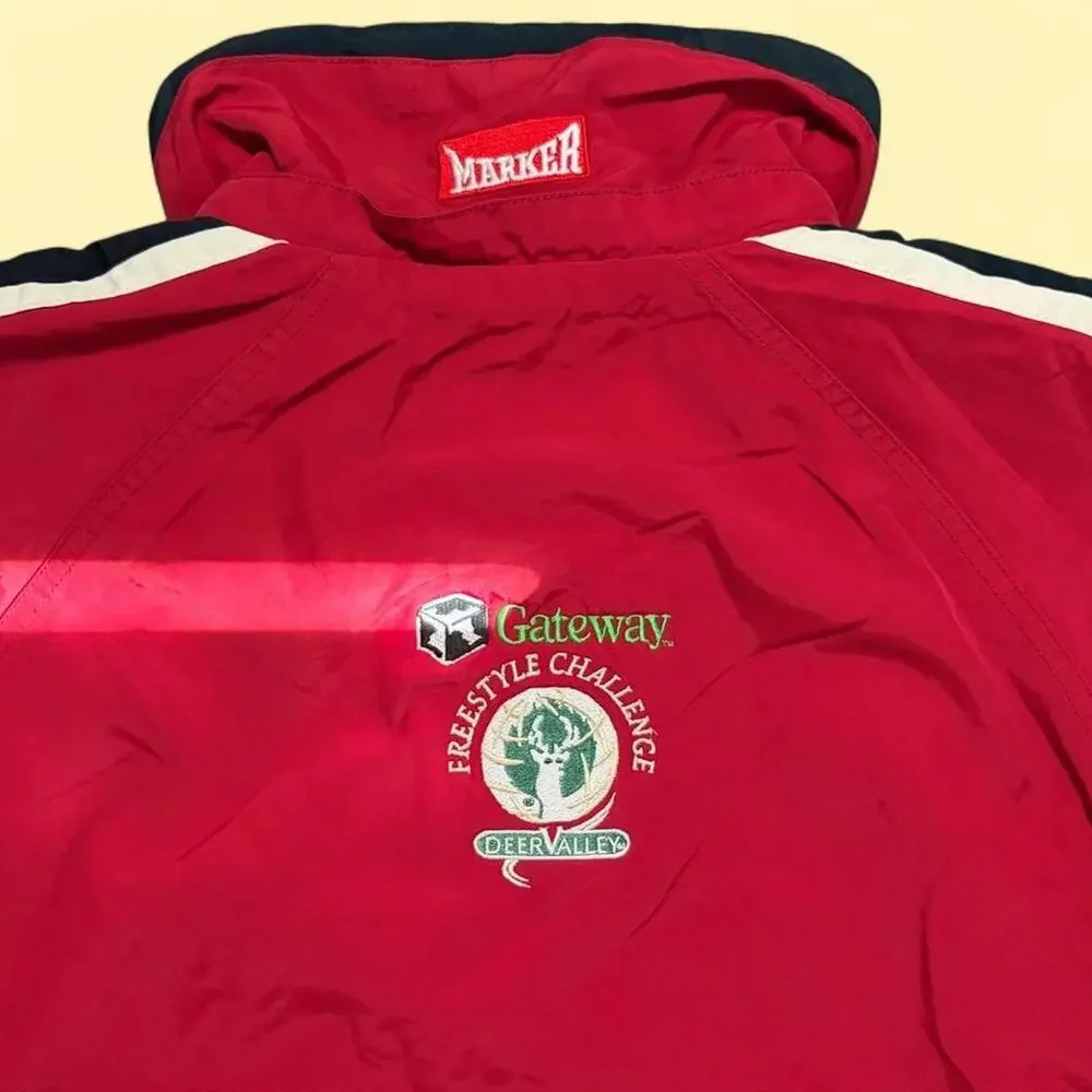 Marker vintage 90s red snow
